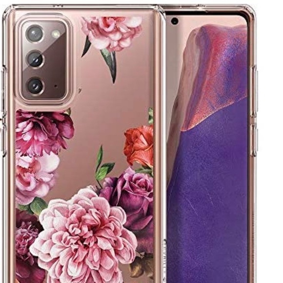 CYRILL Cecile Designed for Galaxy Note 20 Case, Note 20 5G - Rose Floral - Picture 1 of 5